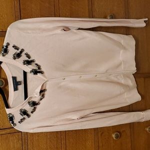 Ann Taylor Jeweled Cardigan